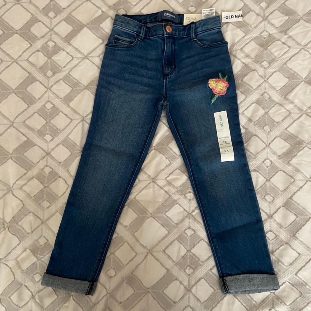 Girls “boyfriend” jeans